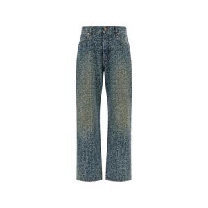 Balmain Men Faded-Effect Jeans
